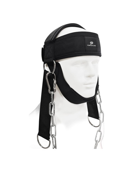 Arnés de Levantamiento de Pesas Powerfeng para Cuello - Ajustable