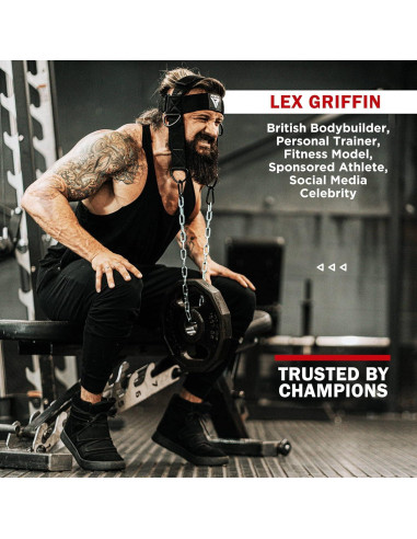 Arnés de Cuello RDX para Entrenamiento de Pesas - Neopreno 4mm