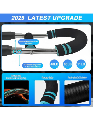 Entrenador de Brazos Twister Yiishuiil TPW 18-48 kg Ajustable