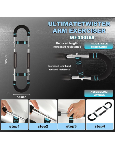 Entrenador de Fuerza Gecool U-U Ajustable 40-68 kg