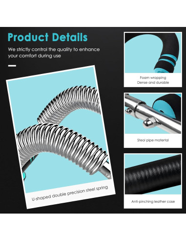 Entrenador de brazos ClearYue Twister 60-110lb ajustable