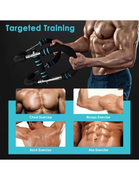 Entrenador de brazos ClearYue Twister 60-110lb ajustable