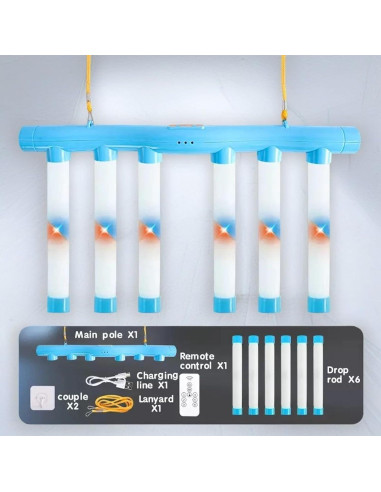 Juego de Atrapar Palos XSMY 2025 - Entrenamiento de Reacción Azul