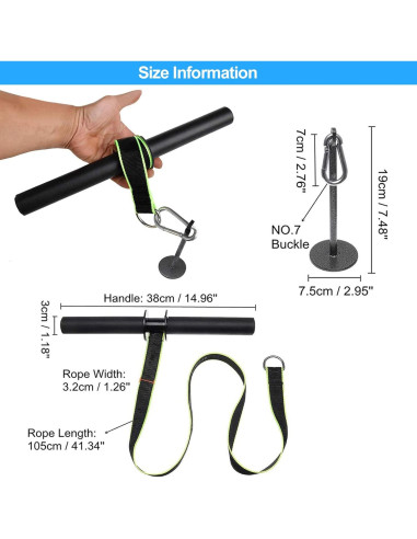 Rodillo de Muñeca y Antebrazo Yamyshine - Entrenador de Fuerza