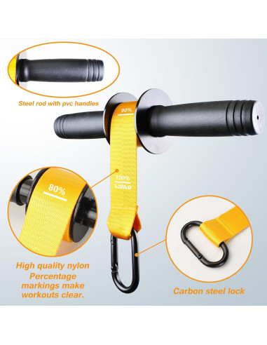 Fortalecedor de Antebrazo VAIIO con Rodillo y Bloqueo Rápido