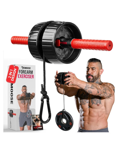 Ejercitador de Muñeca DMoose Fitness 2 en 1 Antideslizante