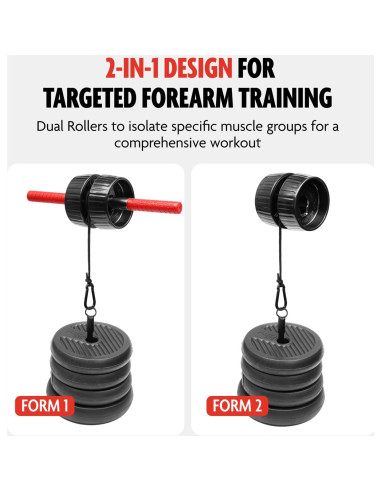 Ejercitador de Muñeca DMoose Fitness 2 en 1 Antideslizante