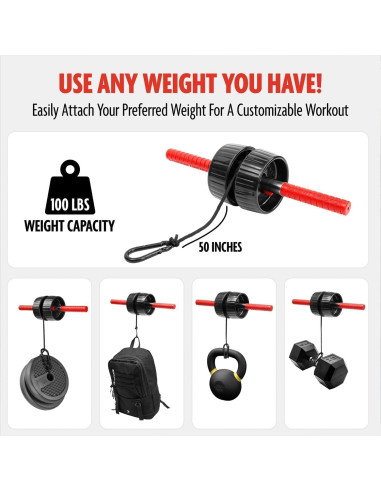 Ejercitador de Muñeca DMoose Fitness 2 en 1 Antideslizante