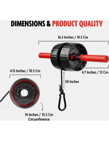 Ejercitador de Muñeca DMoose Fitness 2 en 1 Antideslizante