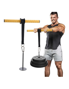 Rodillo de Muñeca PELLOR para Ejercicio de Antebrazo - 0.79 kg