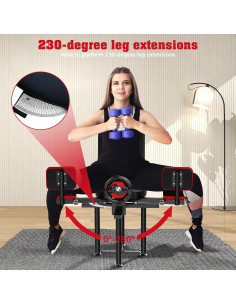 Estirador de Piernas Ajustable YuayiJubil ZYLHM 230 para Principiantes 2