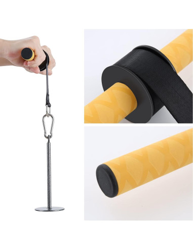 Rodillo de Muñeca PELLOR para Ejercicio de Antebrazo - 0.79 kg