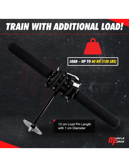 Rodillo de Muñeca MuscleForge para Fortalecimiento de Antebrazo