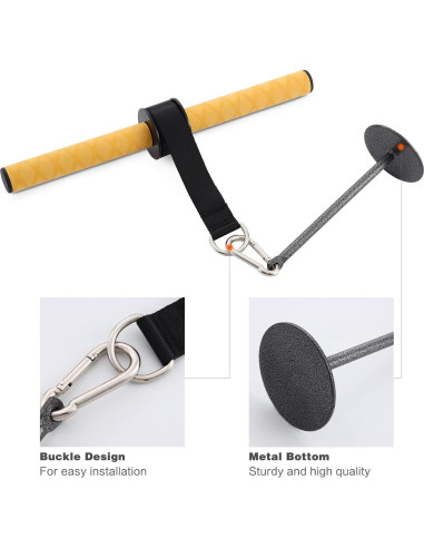 Rodillo de Muñeca PELLOR para Ejercicio de Antebrazo - 0.79 kg