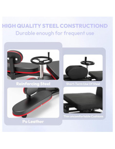 Máquina de Estiramiento de Piernas BotaBay 150 kg Acero 2