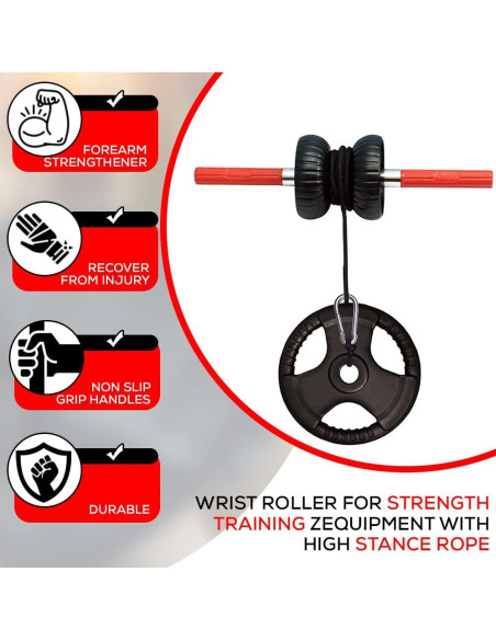 Ejercitador de Antebrazo Sorzers - Fortalecedor de Muñeca 2.27kg