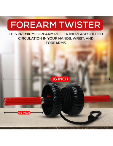 Ejercitador de Antebrazo Sorzers - Fortalecedor de Muñeca 2.27kg