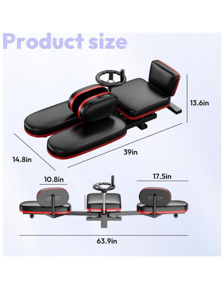 Máquina de Estiramiento de Piernas BotaBay 150 kg Acero