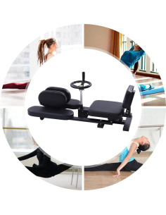 Estirador de Piernas HASANEN Alta Resistencia 100kg Negro 2