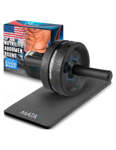 Rueda de Abdominales Mata1 con Almohadilla y Agarre Ergonómico