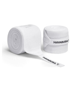 Vendajes de Boxeo de Gasa Hayabusa 180 cm Unisex Blanco