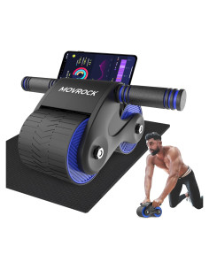 Rueda de Abdominales Movrock con Rebote Automático y Almohadilla