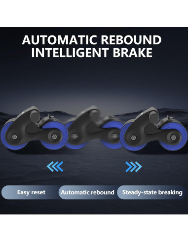 Rueda de Abdominales Movrock con Rebote Automático y Almohadilla