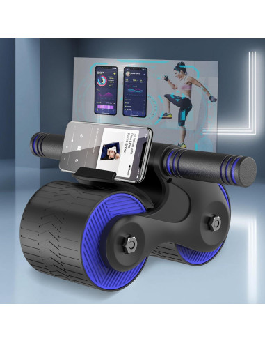 Rueda de Abdominales Movrock con Rebote Automático y Almohadilla