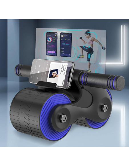 Rueda de Abdominales Movrock con Rebote Automático y Almohadilla