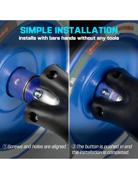 Rueda Abdominal JHYSHAN con Almohadilla para Rodillas - Silenciosa y Antideslizante