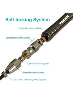 Cuerda de Salto Rápida YERVIM Ajustable para Fitness y Boxeo 2