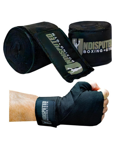Envolturas de Mano de Gel Undisputed Boxing - Negro