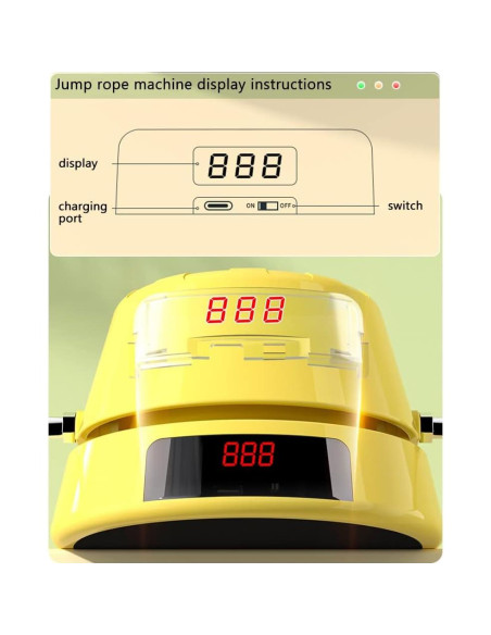 Máquina de Salto de Cuerda Inteligente Elolicu con Control Remoto