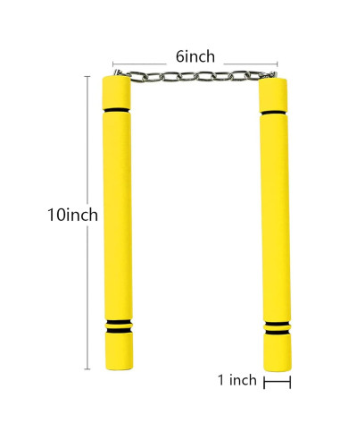 Nunchakus de Entrenamiento Jaswass 0899 Espuma para Niños