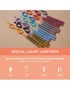 Cuerda de Saltar KSY JUMP ROPE Ajustable 260 cm Sin Enredos 2