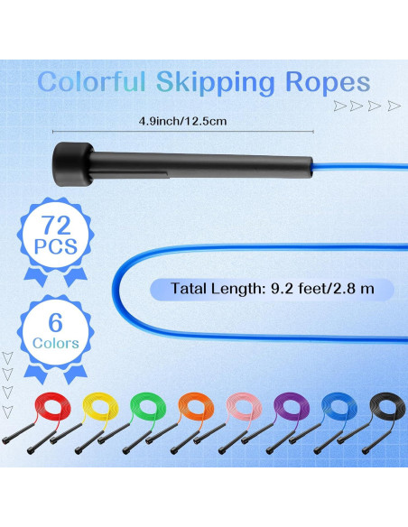 Cuerda de Salto Ajustable Silipull 72 Pcs PVC 2.8 m Fitness