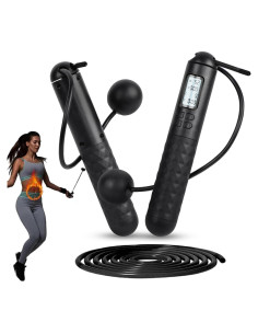 Cuerda de Saltar Inteligente Genérico con Contador LCD y Modo Dual