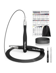 Cuerda de Salto Rápida Paleclouds Ajustable 3.05m para Fitness