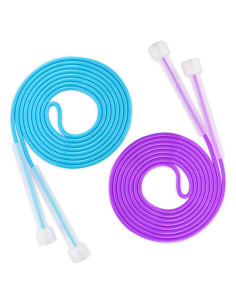 Cuerda de Saltar Ajustable TIOPSUUO 2.8m para Niños y Adultos