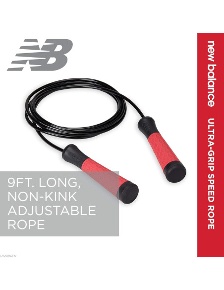 Cuerda de Salto Ajustable New Balance Speed 2.74m Antienredos Cuerda de Salto Ajustable New Balance Speed 2.74m Antienredos
