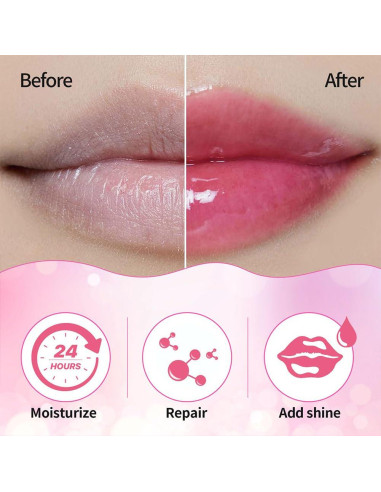 Aceite Brillante Hidratante para Labios GECOMO Cereza 5.67g