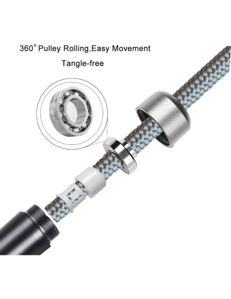 Cuerda de Salto con Peso Gaoykai Ajustable 3.05m PVC