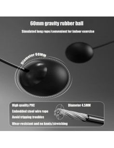 Cuerda de Saltar Digital Ajustable Genérico con Contador LCD 2