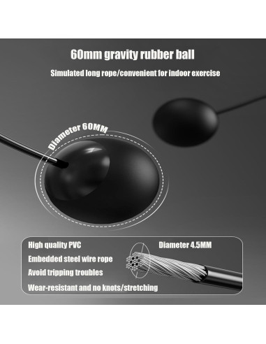 Cuerda de Saltar Digital Ajustable Genérico con Contador LCD