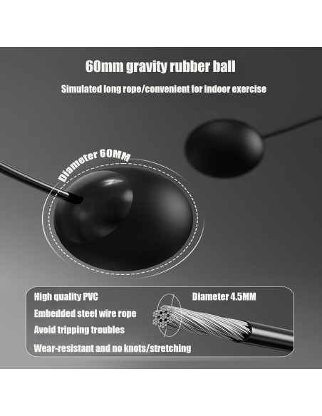 Cuerda de Saltar Digital Ajustable Genérico con Contador LCD