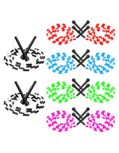 Cuerda de Salto Zubebe Ajustable 2.4m con Cuentas para Fitness