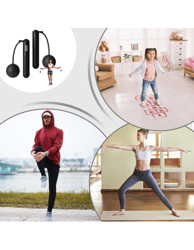 Cuerda de Saltar Digital Ajustable Genérico con Contador LCD