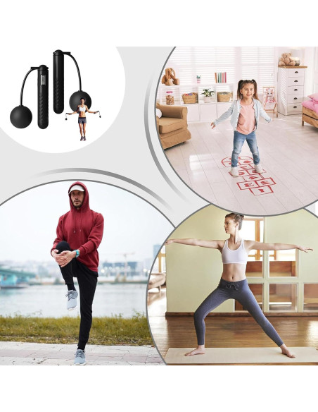 Cuerda de Saltar Digital Ajustable Genérico con Contador LCD