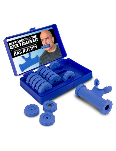 Entrenador Respiratorio Bas Rutten O2Trainer - Azul - 16 Tapas