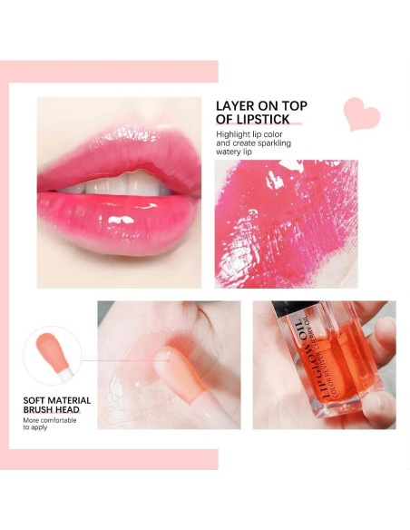 Aceite Brillante Hidratante para Labios GECOMO Cereza 5.67g